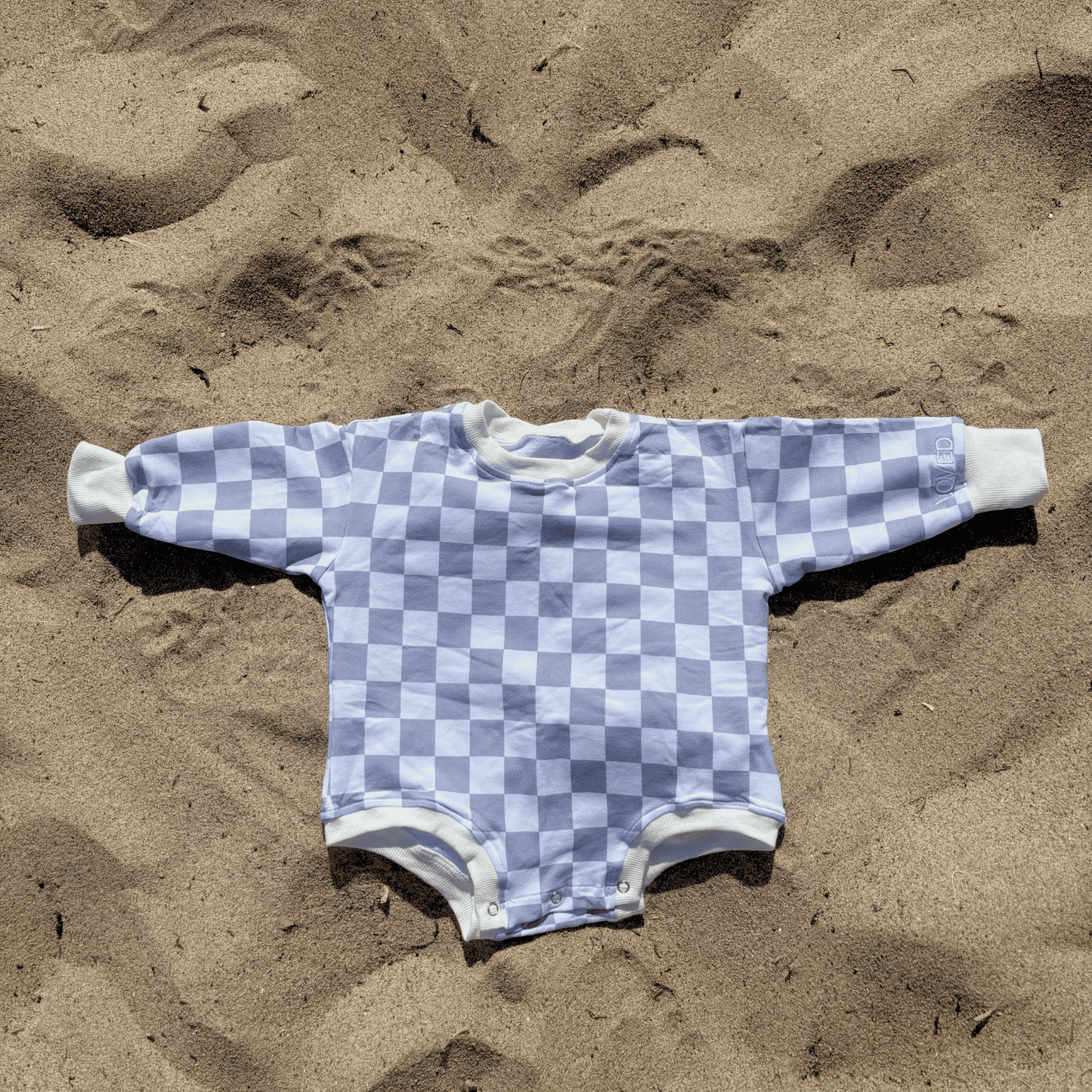 The Checkered  Bubble Romper