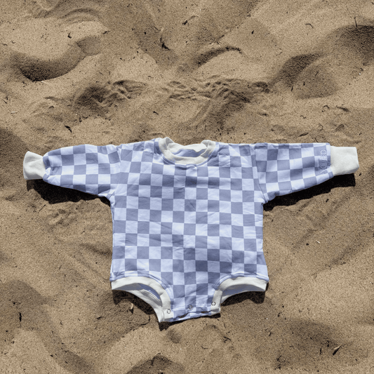 The Checkered  Bubble Romper