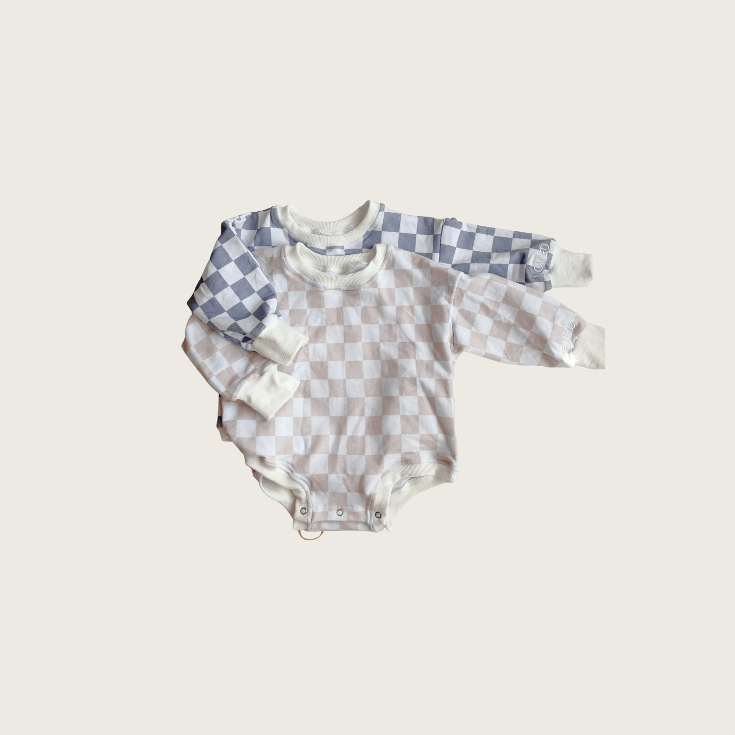 The Checkered  Bubble Romper